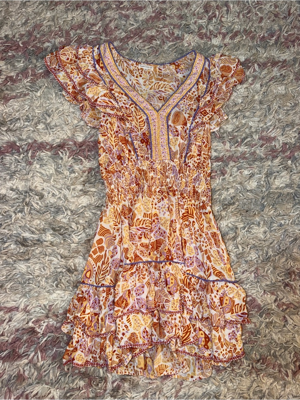 Poupette St Barth floral dress XS
